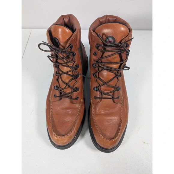 Red Wing 403 Boots Men 15 Moc Toe Leather And Canvas US‎ 2005 Vintage Work Chore
